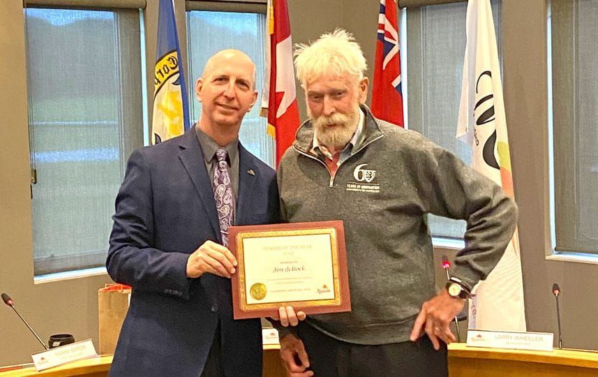 Jim de Bock named Senior of the Year in Mapleton Township post image