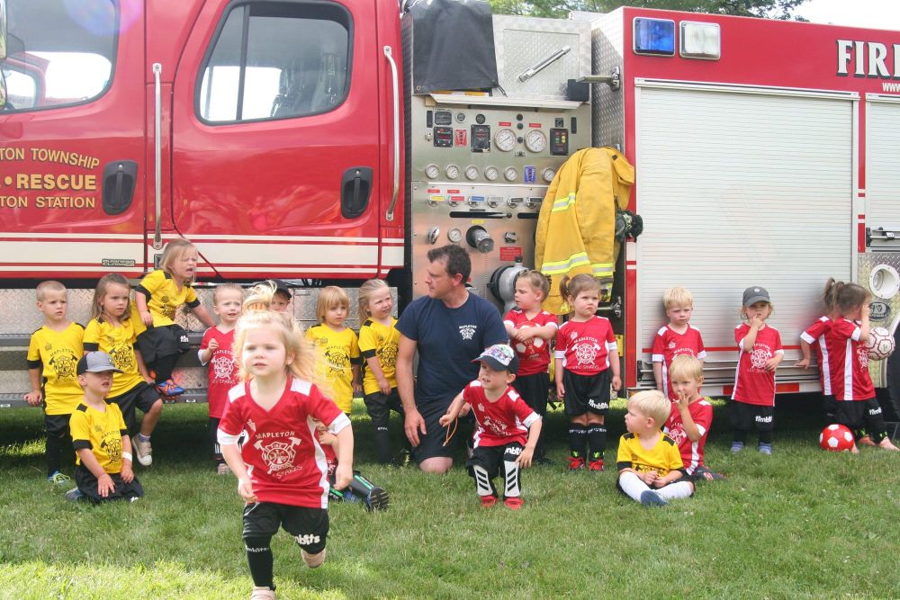 Last day of soccer camp for Mapleton kids post image