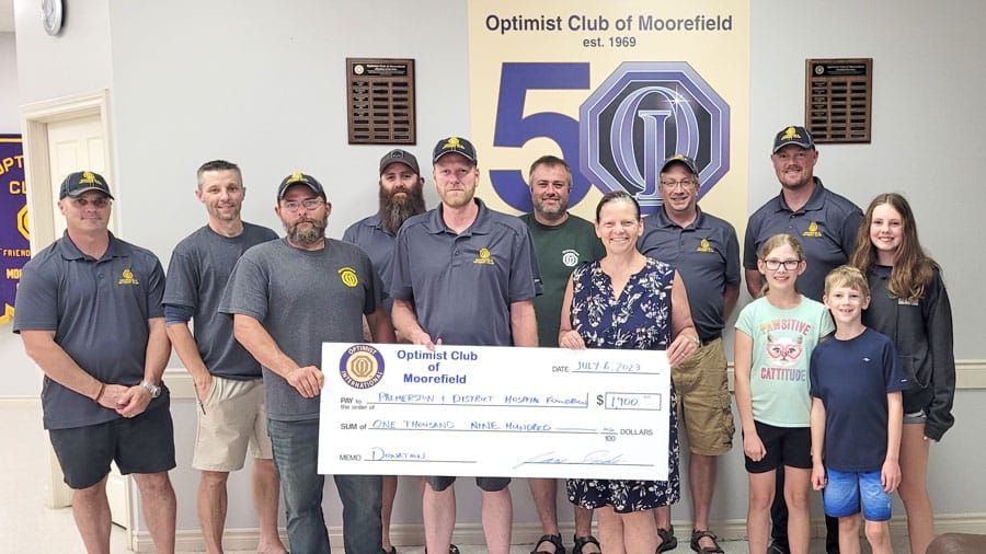 Moorefield Optimist Club supports two worthy causes post image