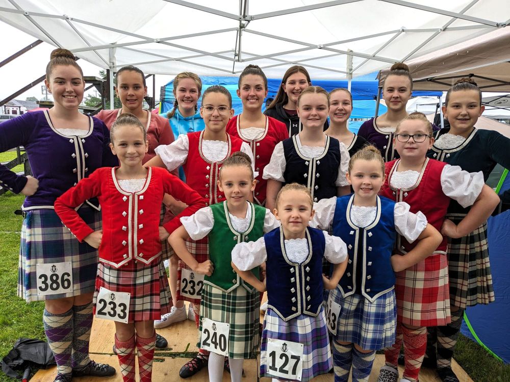Blue Bonnet Lassies compete at Fergus Scottish festival post image