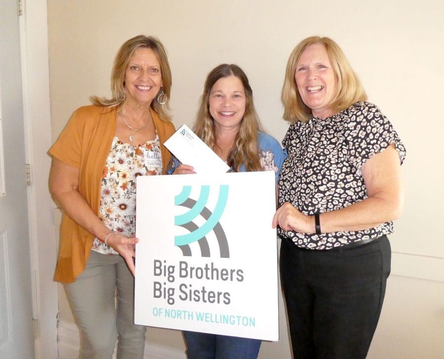 Big Brothers Big Sistersof North Wellington held a WestJet Cares for Kids raffle draw post image