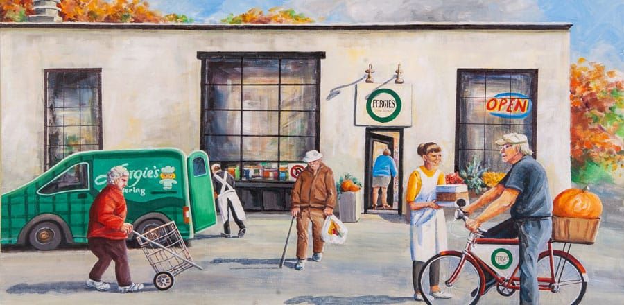 Local artist paints 'Fall at Fergies' post image