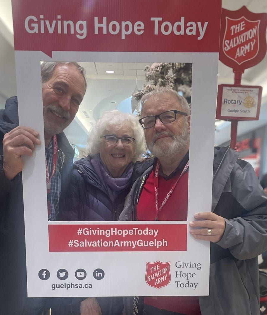 Salvation Army Kettle Campaign supported by Rotary Club of South Guelph post image