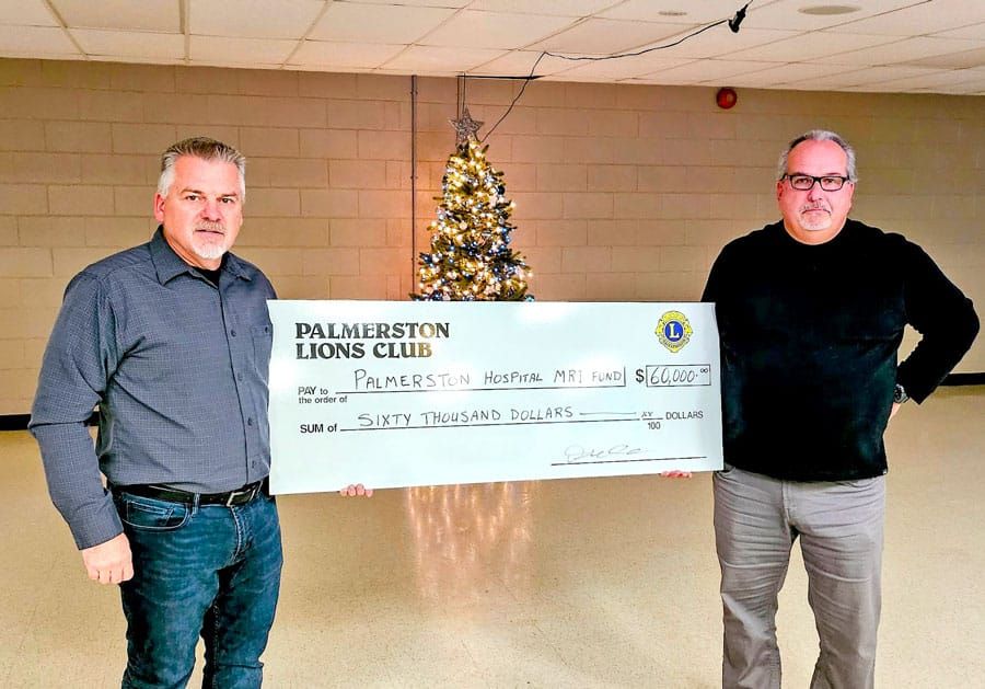 Lions donate $60,000 for hospital MRI post image