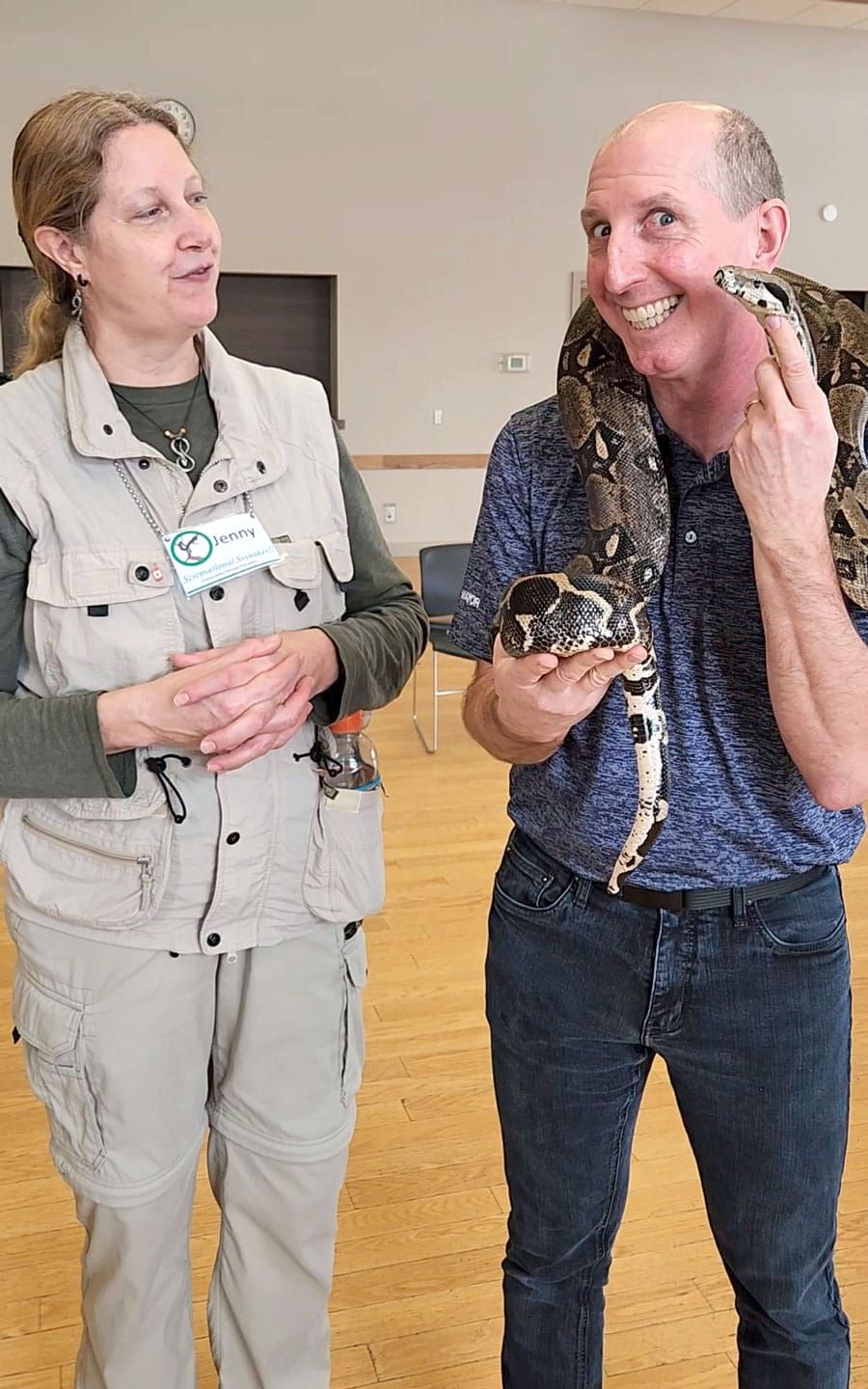 Sciencastional Sssnakes show a hit in Alma on Family Day post image