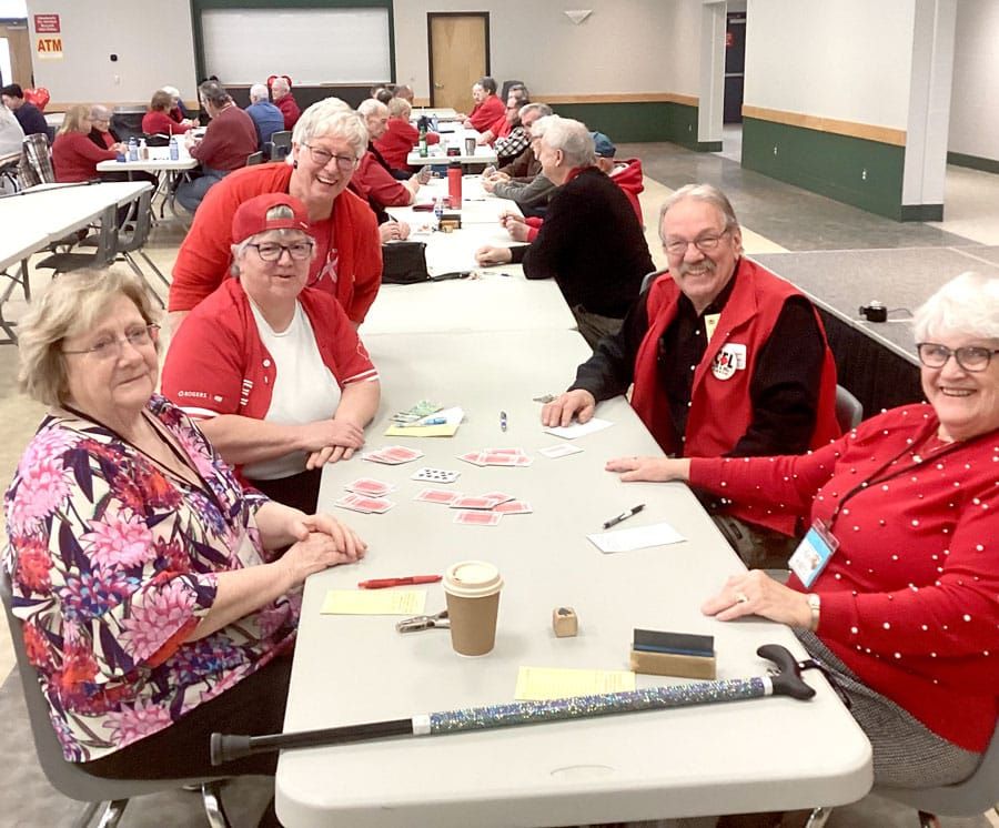 Seniors sport red duds for Valentine’s Day post image