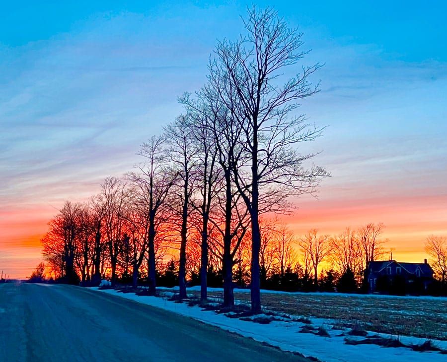 Spectacular sunset near Damascus post image