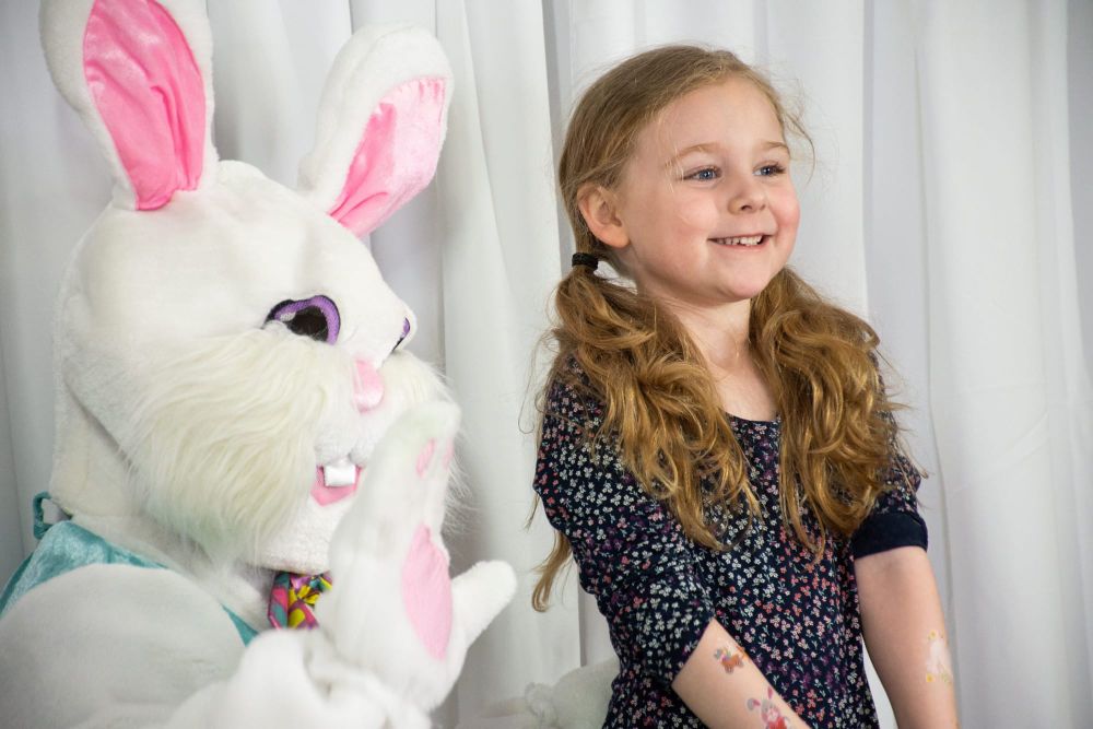 Meeting the Easter Bunny post image