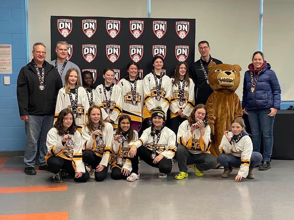 Medal-winning weekend for Elora Fergus Edge Ringette teams post image
