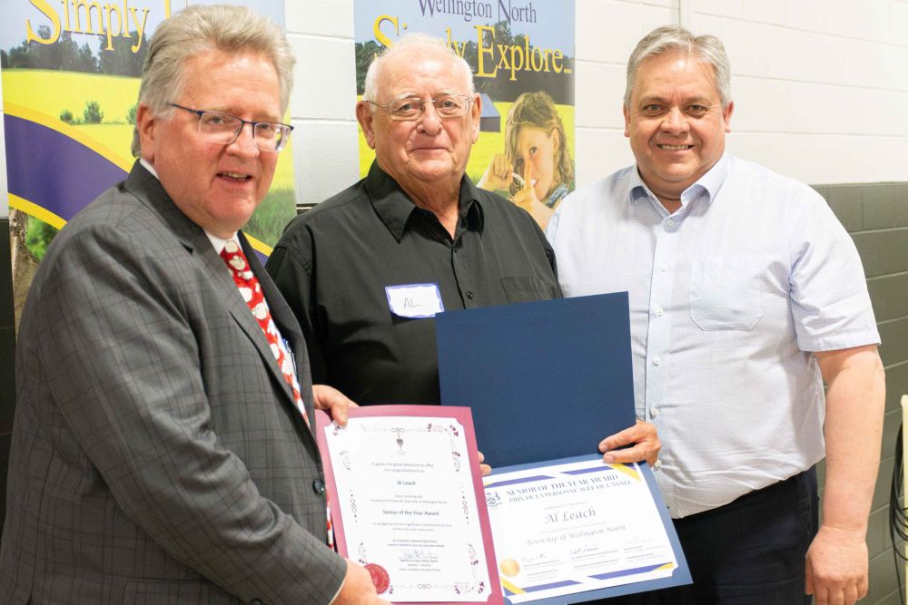 Wellington North names Al Leach Senior of the Year, recognizes volunteers post image