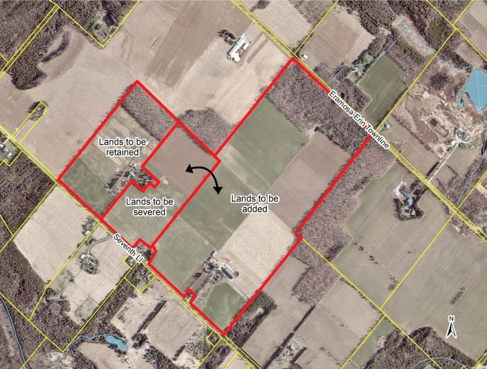 Township favours straight lines for lot severance post image