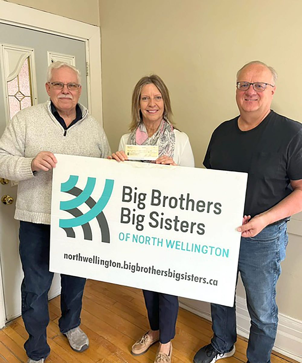 Donation to Big Brothers Big Sisters of North Wellington post image
