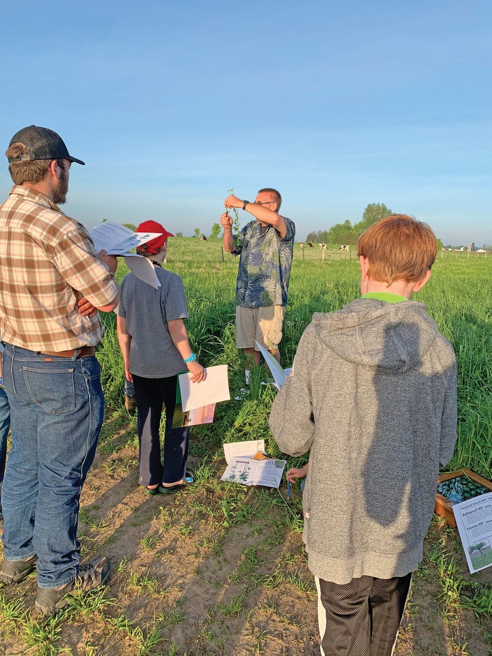 West Luther Field Crops 4-H club meets at Grotenhuis Farm post image