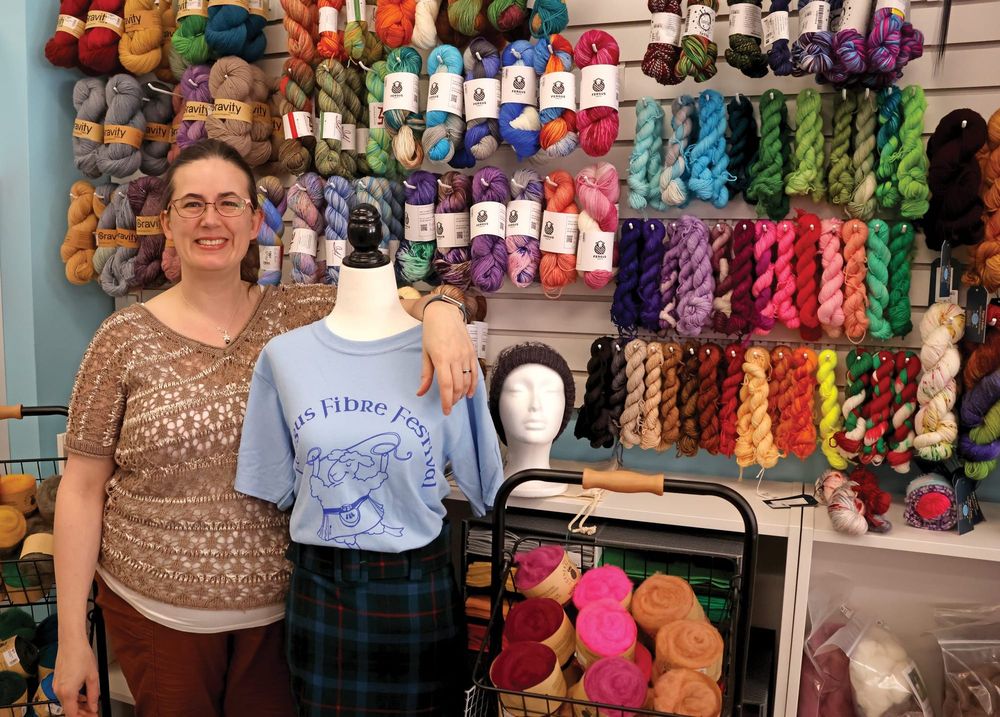 Spinners, weavers and yarn galore at Fergus Fibre Fest post image