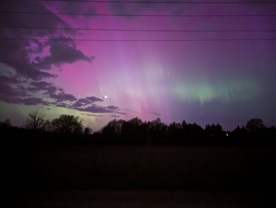 Northern lights visible across Wellington County post image