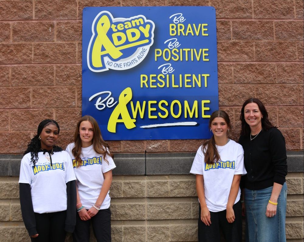 Students unveil ‘Team Addy’ sign in honour of Addison Hill post image