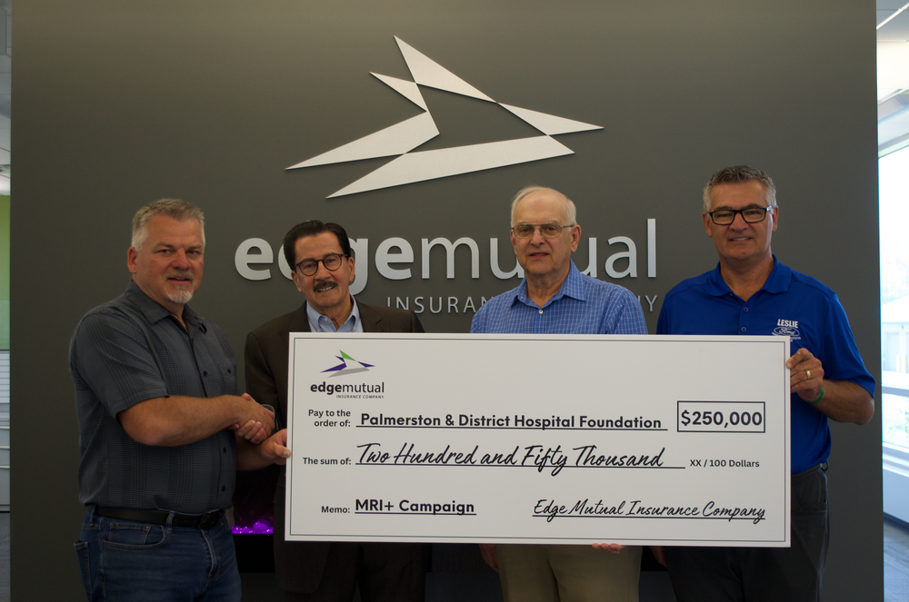 Edge Mutual Insurance pledges $250,000 to Palmerston MRI+ Campaign post image