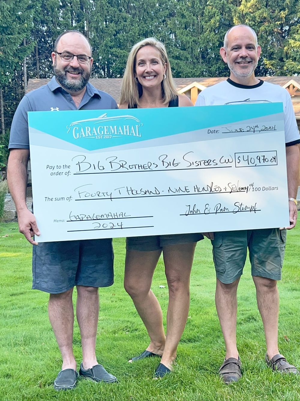 Generous donation to Big Brothers Big Sisters of Centre Wellington post image
