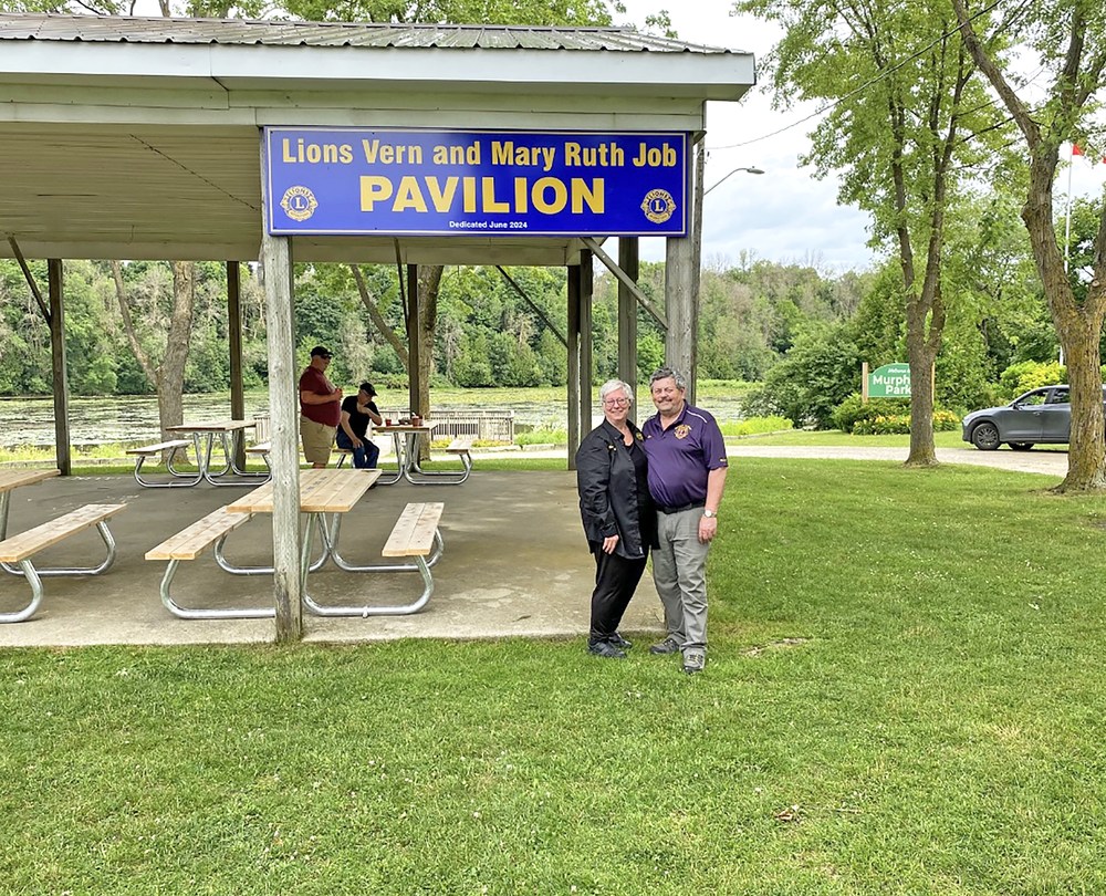 Murphy Park pavilion gets improvements, honours Mount Forest couple post image