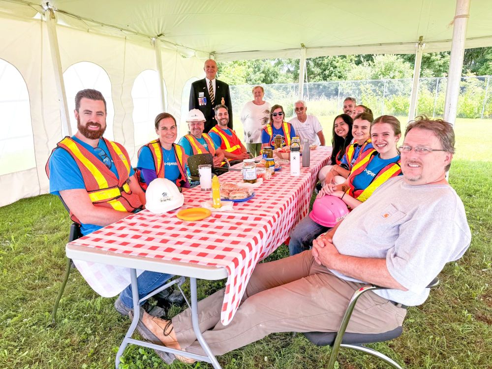 Habitat For Humanity volunteer lunch post image