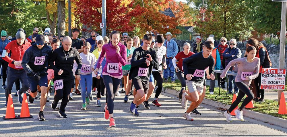 Fergus church holds race for Haitian children post image