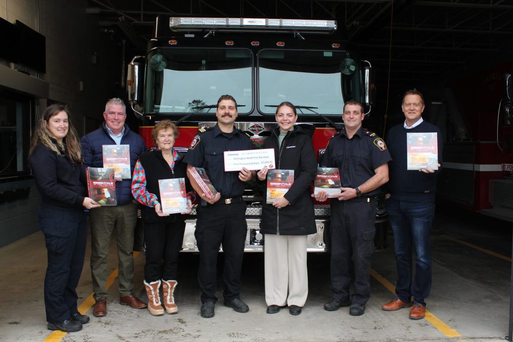 Enbridge Gas donates $5,000 worth of textbooks to Wellington North Fire Services post image