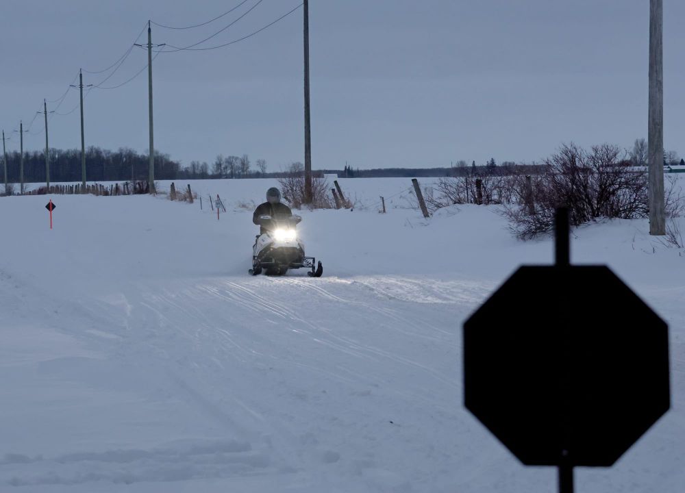 Snowmobilers take advantage of cold weather and rural trails post image