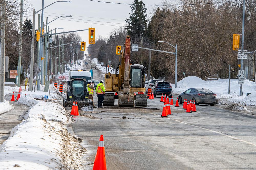 County, town investigating sinkhole on Main Street in Erin post image
