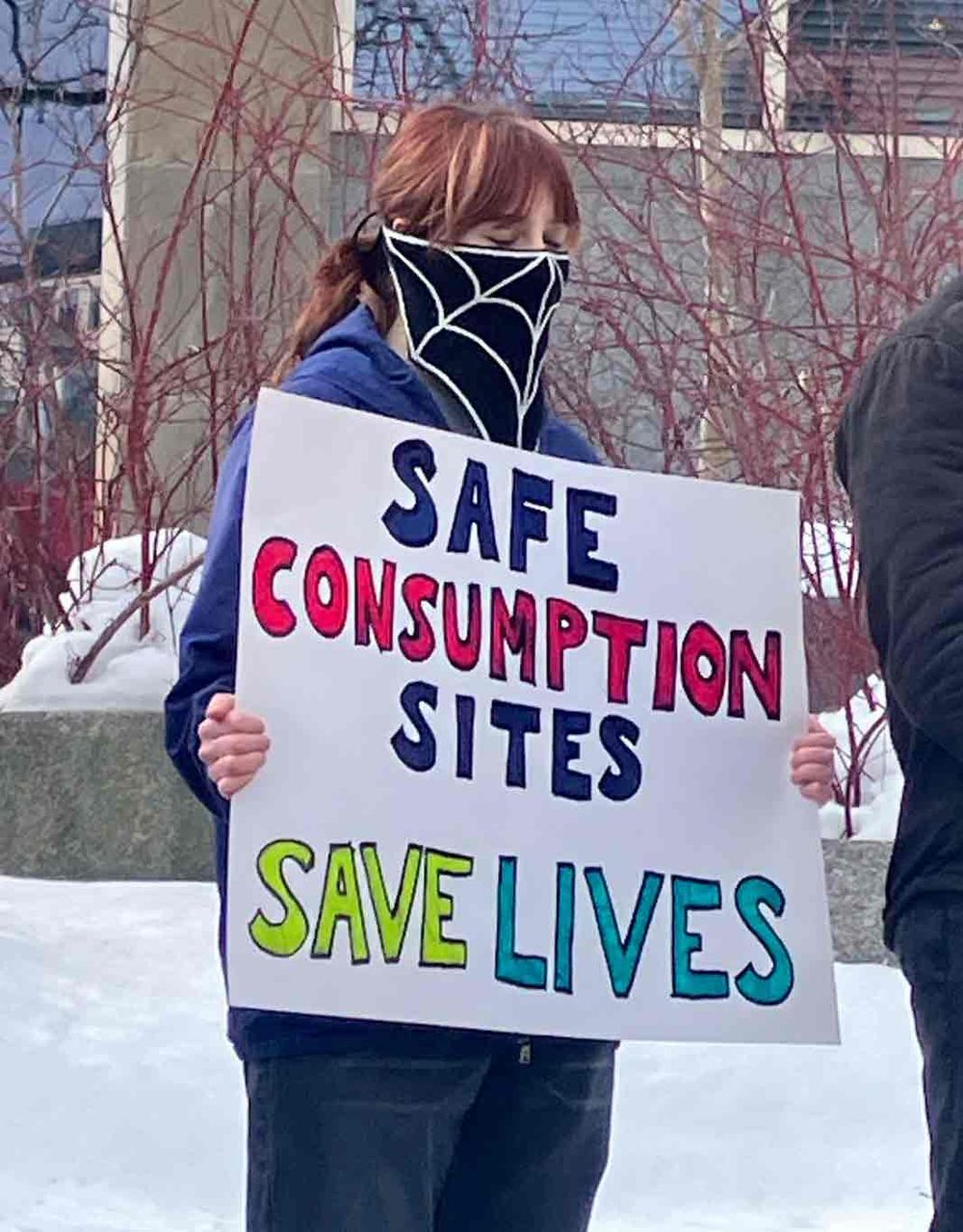 People protest pending closure closure of supervised consumption site post image