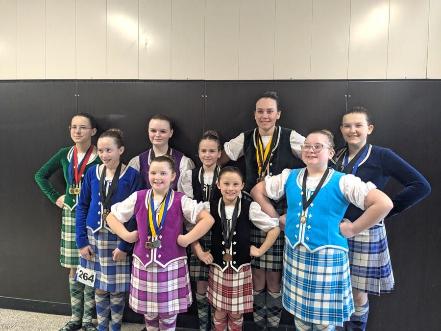 Local highland dancers bring home awards post image