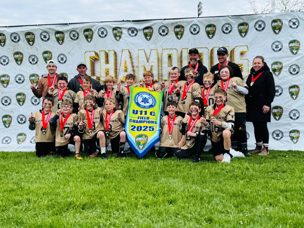 Centre Wellington U11 Riverhawks field lacrosse team wins Ontario Lacrosse Association U11 C Provincial Championship post image