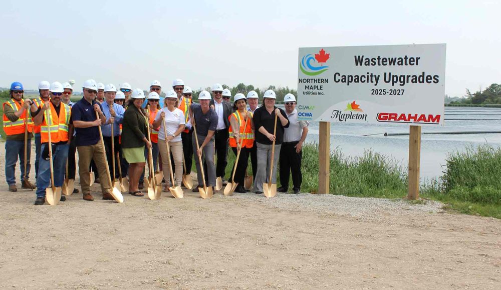 Breaking ground for Drayton Wastewater Treatment Plant lagoons post image