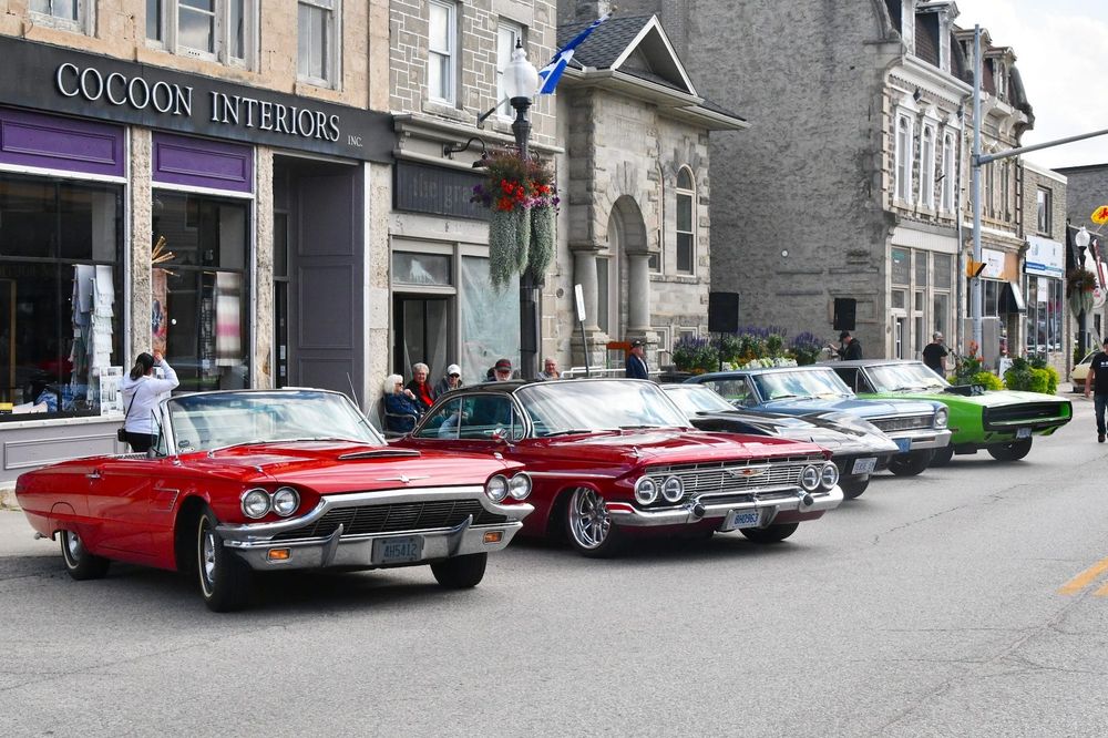 Classics line downtown Fergus for annual car show post image