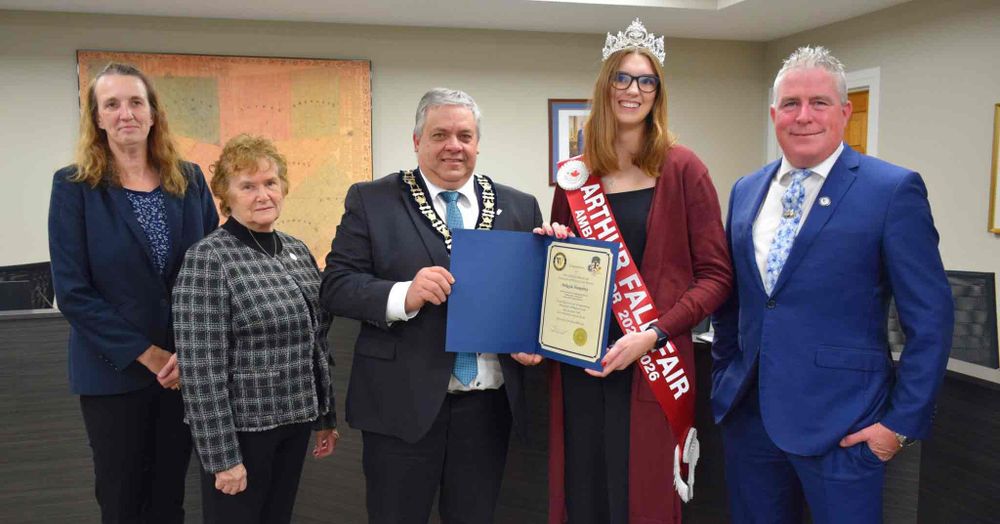 Wellington North council  congratulates Arthur Fall Fair ambassador Mikayla Humphrey post image