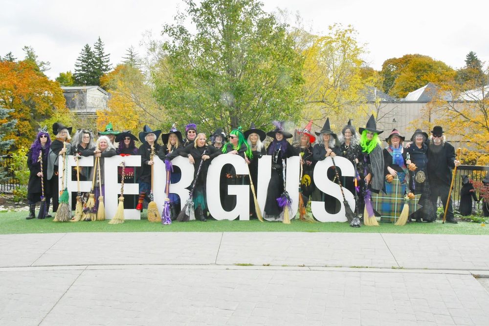 Fergus community trick-or-treats in downtown area post image