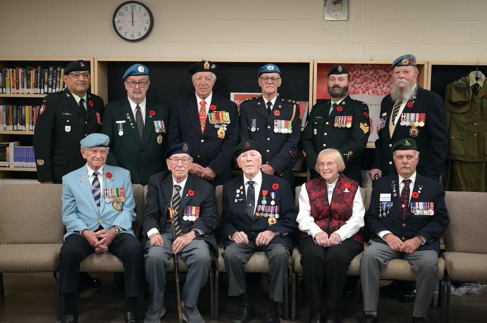 Grade 10 students hear war stories from Guelph veterans on panel post image