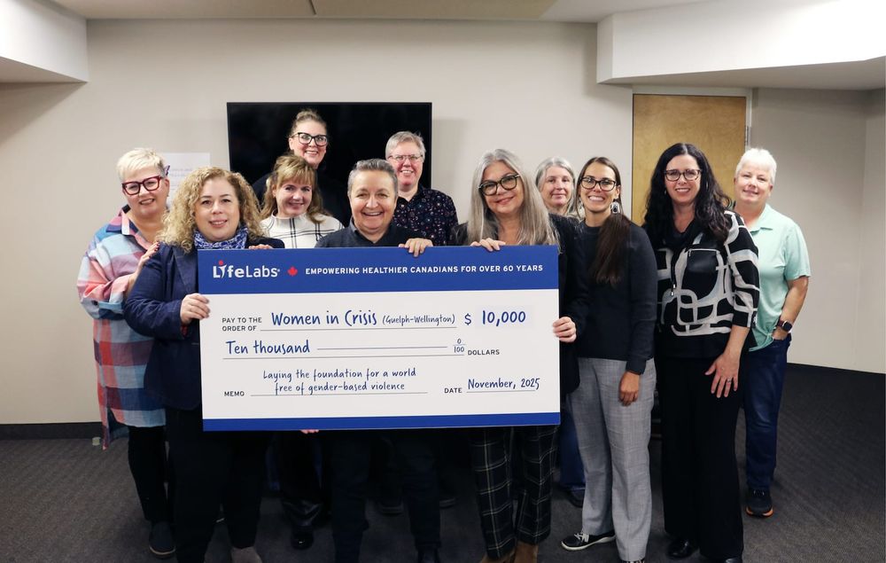 LifeLabs donates $10,000 to Guelph-Wellington Women in Crisis post image