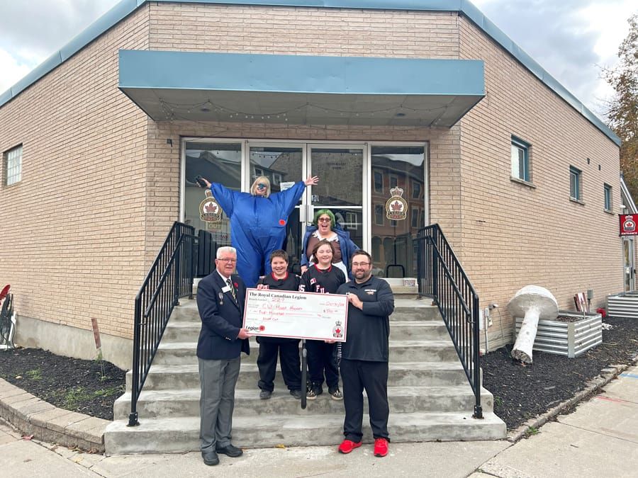 Royal Canadian Legion Branch 229 Elora donates to Centre Wellington Minor Hockey Association post image