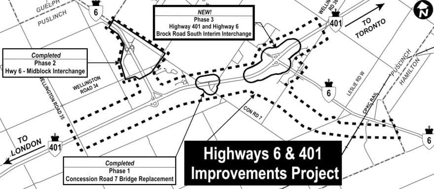 MTO contemplates new Highway 6 bridge over 401 post image