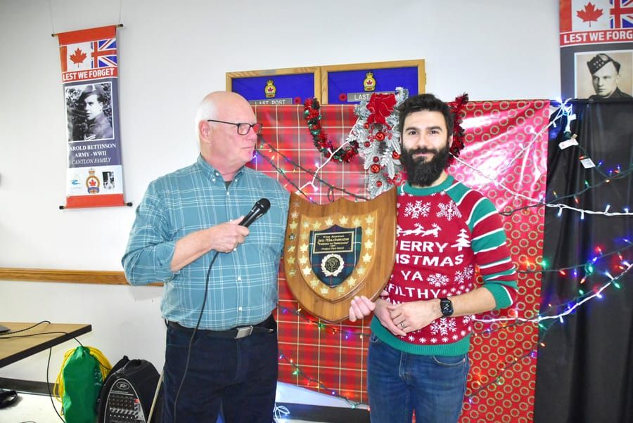 Fergus Pipe Band marks end of parade season with holiday celebration post image