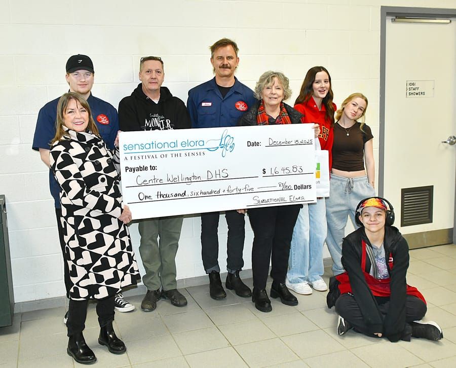 Sensational Elora donates to CW Eats, Centre Wellington Foodbank post image