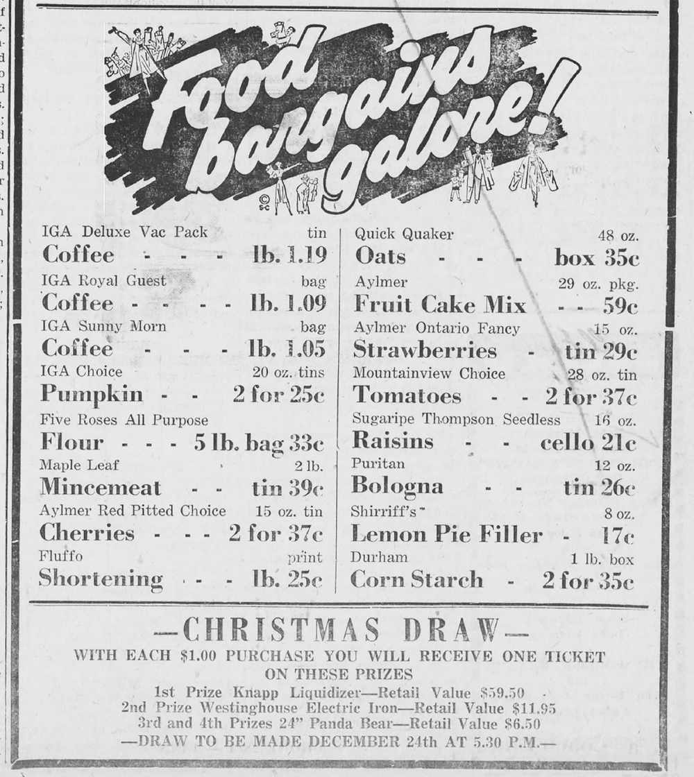 Celebrating Christmas in Wellington County in 1954 post image