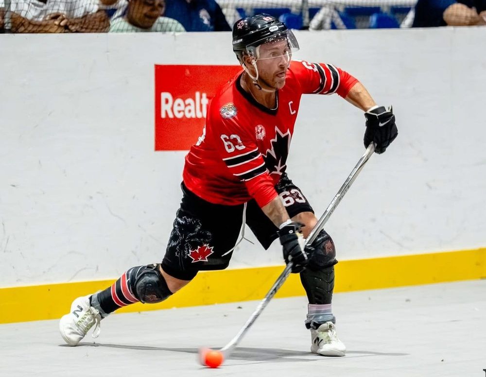 Fergus resident represents Canada, wins silver at international ball hockey tournament post image