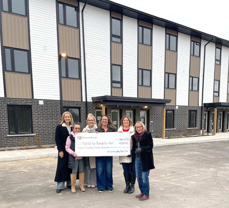 100 Women Who Care Centre Wellington donate to Habitat for Humanity Guelph Wellington post image