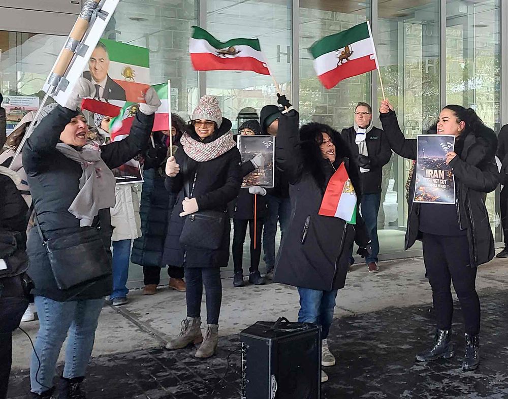 Community members rally for Iran post image