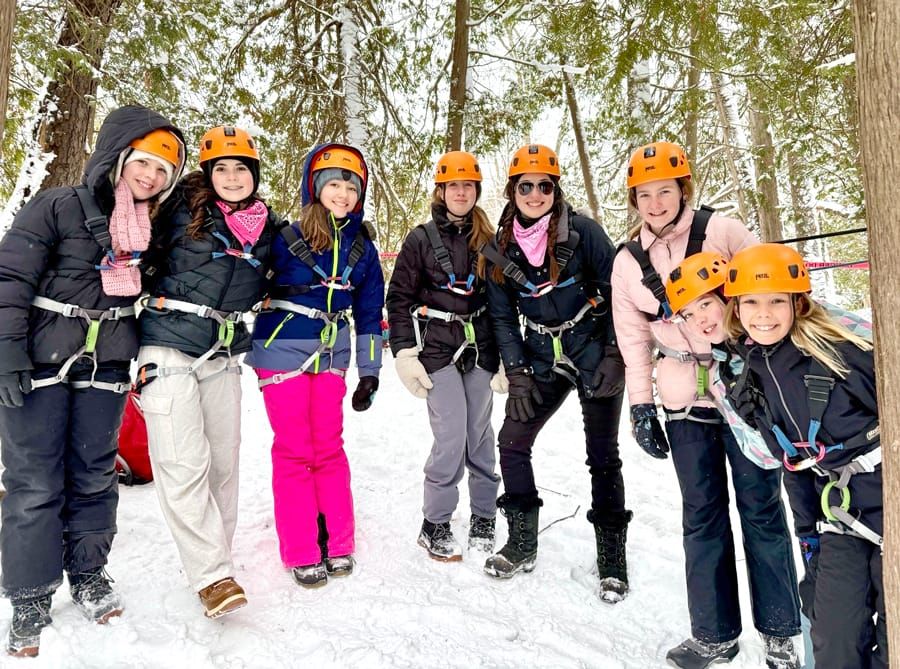 Centre Wellington drama club ziplines, rappells in Elora post image