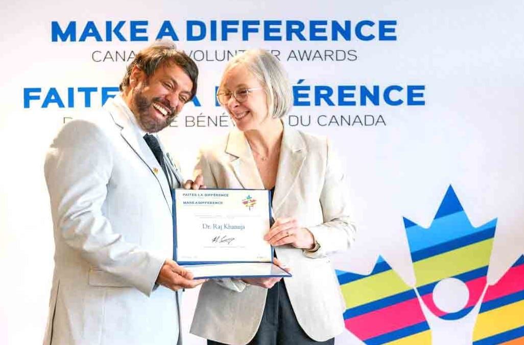 Dentist honoured at volunteer award ceremony as ‘community leader’ post image