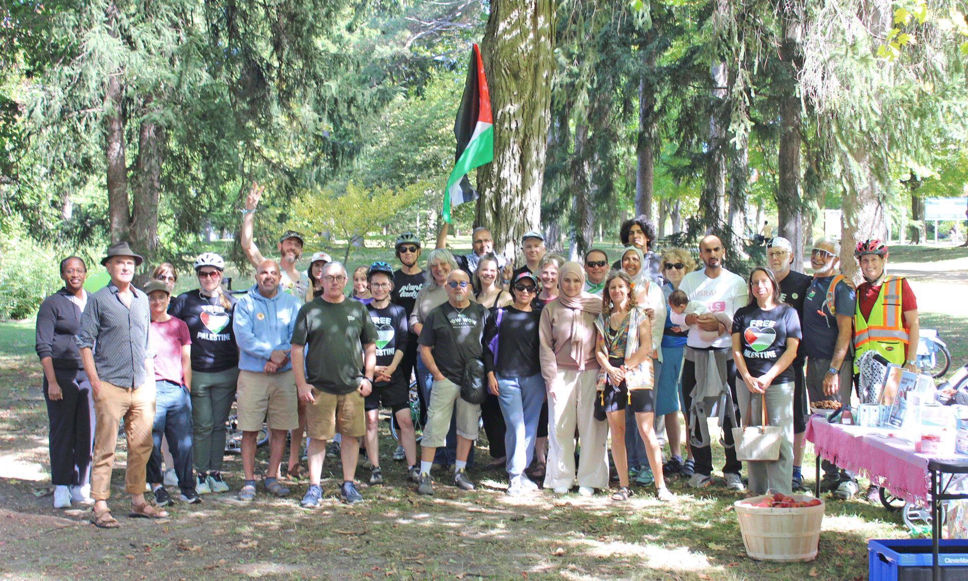 Community members raise $1,000 with Pedal for Palestine post image