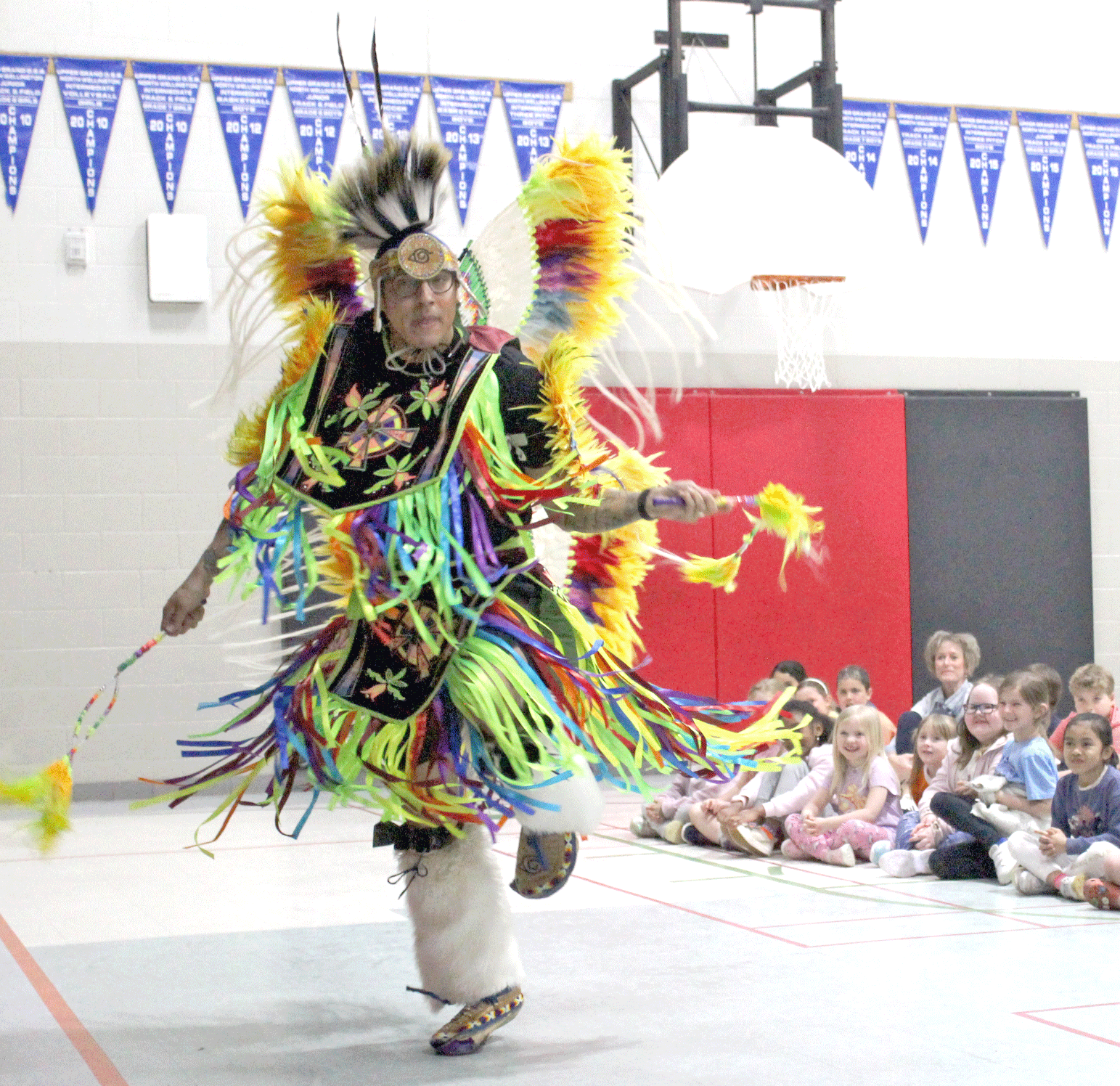 Powwow dancer, DJ visits schools across Wellington County, Guelph post image