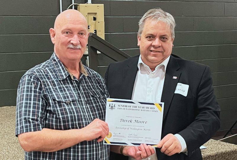 Derek Moore named Wellington North’s Senior of the Year post image